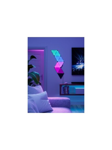 Nanoleaf | Shapes Black Triangles Starter Kit (9 panels) | 42 W | WiFi 2 Nanoleaf | Shapes Black Triangles Starter Kit (9 panels) | 42 W | WiFi 2
