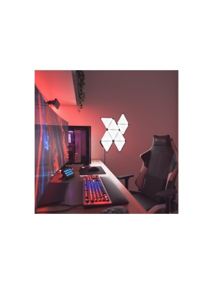 Nanoleaf | Shapes Black Triangles Starter Kit (9 panels) | 42 W | WiFi 5