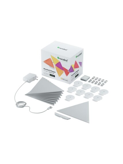 Nanoleaf | Shapes Triangles Starter Kit (9 panels) | 1 W | 16M+ colours Nanoleaf | Shapes Triangles Starter Kit (9 panels) | 1 W | 16M+ colours
