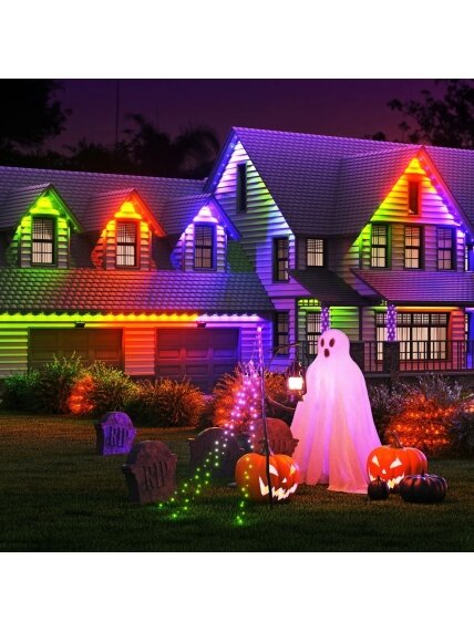 Nanoleaf Smart Multicolor Permanent Outdoor Lights Smarter Kit, 15m | 16+ Million Colours 3