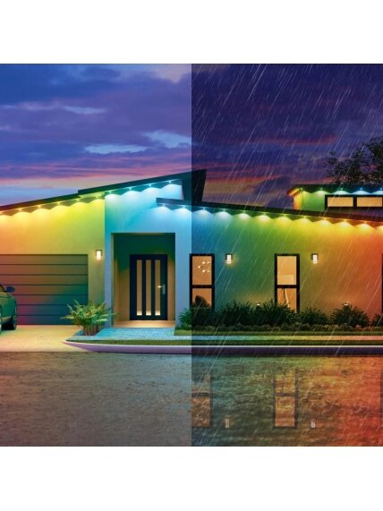 Nanoleaf Smart Multicolor Permanent Outdoor Lights Smarter Kit, 15m | 16+ Million Colours 4 Nanoleaf Smart Multicolor Permanent Outdoor Lights Smarter Kit, 15m | 16+ Million Colours 4