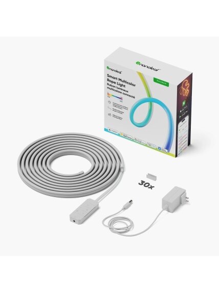 Nanoleaf Smart Multicolour Rope Lightstrip, 5m 4 Nanoleaf Smart Multicolour Rope Lightstrip, 5m 4