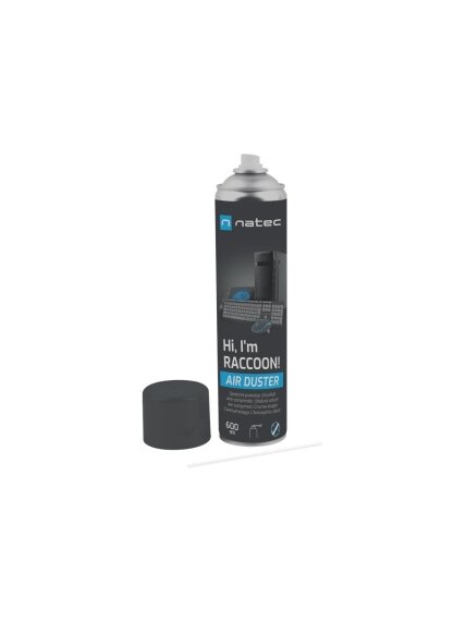 Natec Compressed Air Duster, Raccoon Air, 600 ml | Natec | NSC-1763 | Air Duster | 600 ml