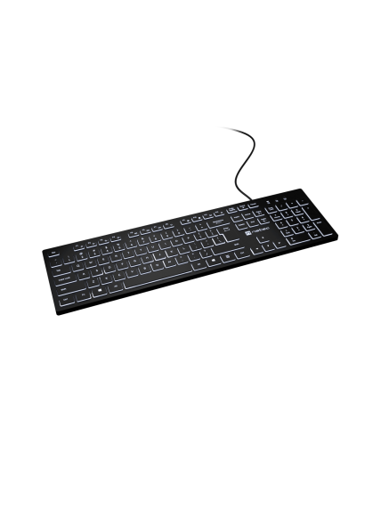 Natec | Herring Glow | Keyboard | Wired | US | Black 4
