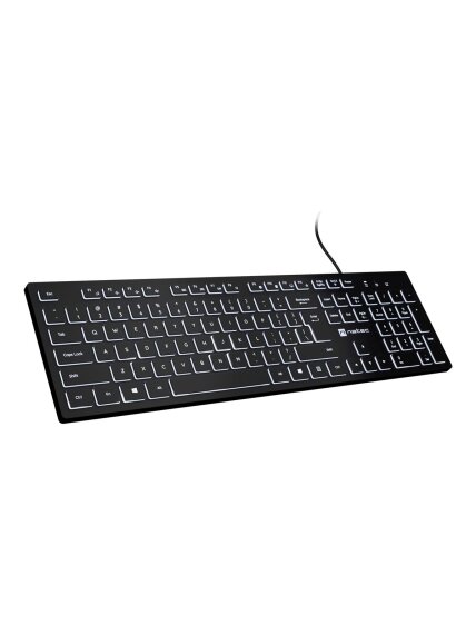 Natec | Herring Glow | Keyboard | Wired | US | Black Natec | Herring Glow | Keyboard | Wired | US | Black