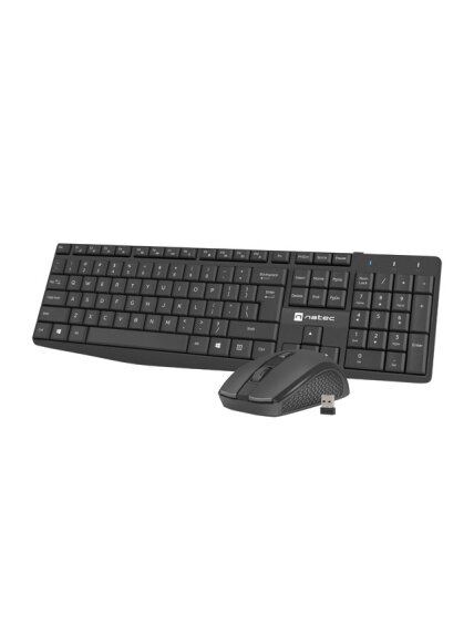 Natec | Keyboard and Mouse | Squid 2in1 Bundle | Keyboard and Mouse Set | Wireless | Wireless connection | US | Black 1 Natec | Keyboard and Mouse | Squid 2in1 Bundle | Keyboard and Mouse Set | Wireless | Wireless connection | US | Black 1