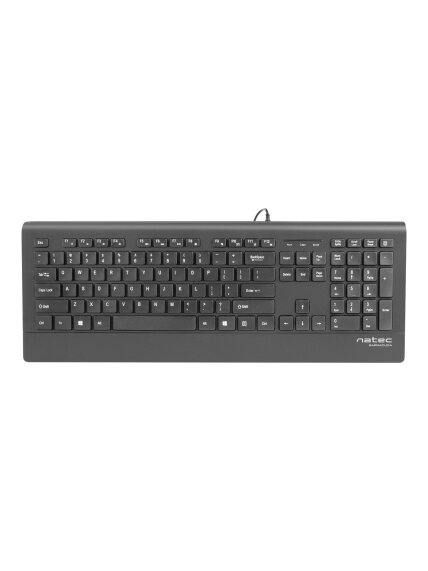 Natec Keyboard, Barracuda, US Layout, Slim | Natec | Keyboard | Barracuda | Standard | Wired | US | Black 1 Natec Keyboard, Barracuda, US Layout, Slim | Natec | Keyboard | Barracuda | Standard | Wired | US | Black 1