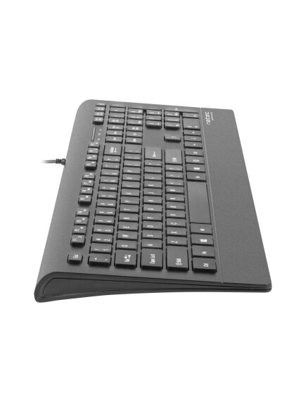 Natec Keyboard, Barracuda, US Layout, Slim | Natec | Keyboard | Barracuda | Standard | Wired | US | Black 4 Natec Keyboard, Barracuda, US Layout, Slim | Natec | Keyboard | Barracuda | Standard | Wired | US | Black 4