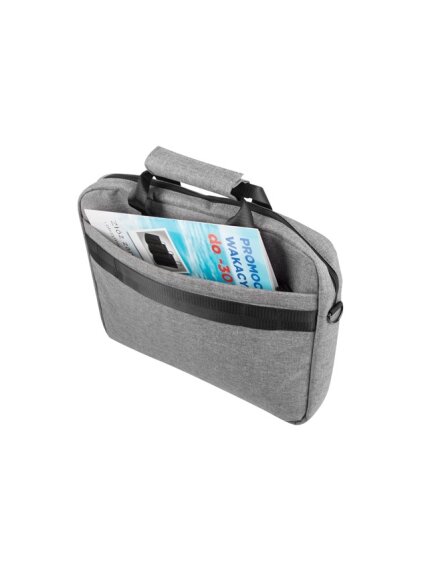 Natec Laptop Bag, Mustela, 15.6", Grey | Natec | Mustela | Fits up to size 15.6 " | Toploading laptop case | Grey | Shoulder strap 2 Natec Laptop Bag, Mustela, 15.6", Grey | Natec | Mustela | Fits up to size 15.6 " | Toploading laptop case | Grey | Shoulder strap 2