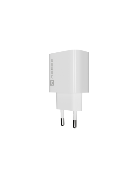 Natec Ribera USB Charger 1X USB-A 18W, White 4
