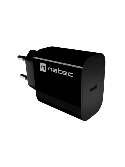 Natec Ribera USB Charger 1X USB-C 20W, Black 5 Natec Ribera USB Charger 1X USB-C 20W, Black 5