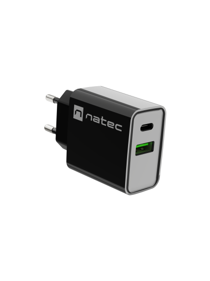 Natec Ribera USB Charger, 1xUSB-A, 1x USB-C, 20 W | NUC-2062 5 Natec Ribera USB Charger, 1xUSB-A, 1x USB-C, 20 W | NUC-2062 5