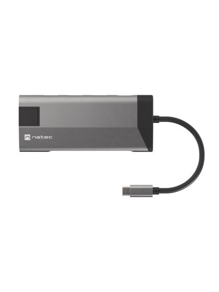 Natec | USB-C Multiport Adapter | NMP-1690 | Grey | USB Type-C | 0.15 m 3