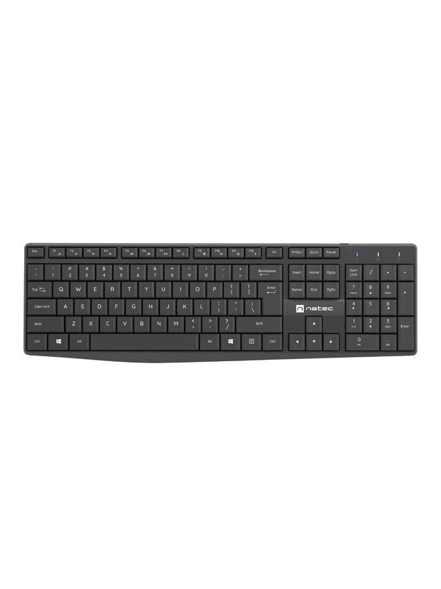 Natec | Keyboard and Mouse | Squid 2in1 Bundle | Keyboard and Mouse Set | Wireless | Wireless connection | US | Black 8