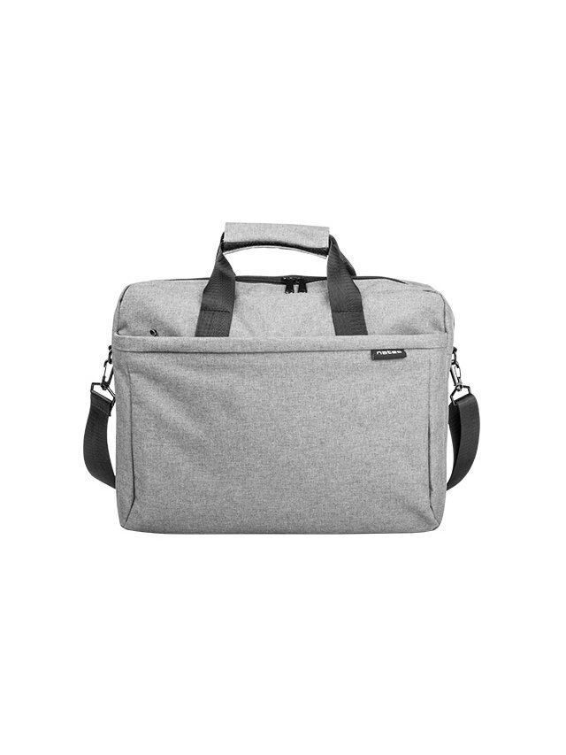 Natec Laptop Bag, Mustela, 15.6", Grey | Natec | Mustela | Fits up to size 15.6 " | Toploading laptop case | Grey | Shoulder strap 1 Natec Laptop Bag, Mustela, 15.6", Grey | Natec | Mustela | Fits up to size 15.6 " | Toploading laptop case | Grey | Shoulder strap 1