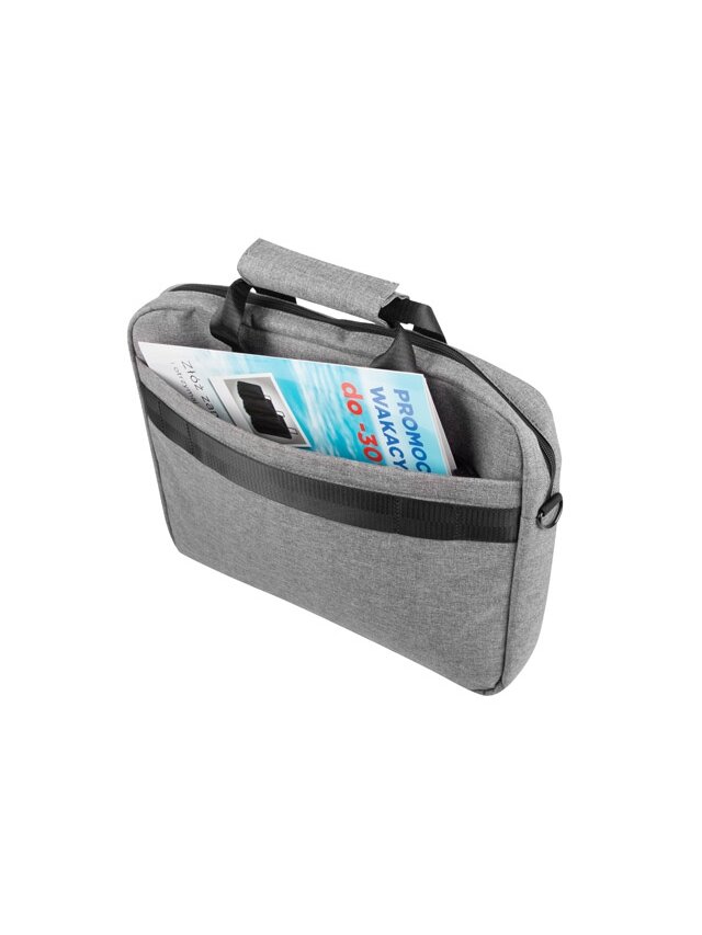 Natec Laptop Bag, Mustela, 15.6", Grey | Natec | Mustela | Fits up to size 15.6 " | Toploading laptop case | Grey | Shoulder strap 2 Natec Laptop Bag, Mustela, 15.6", Grey | Natec | Mustela | Fits up to size 15.6 " | Toploading laptop case | Grey | Shoulder strap 2
