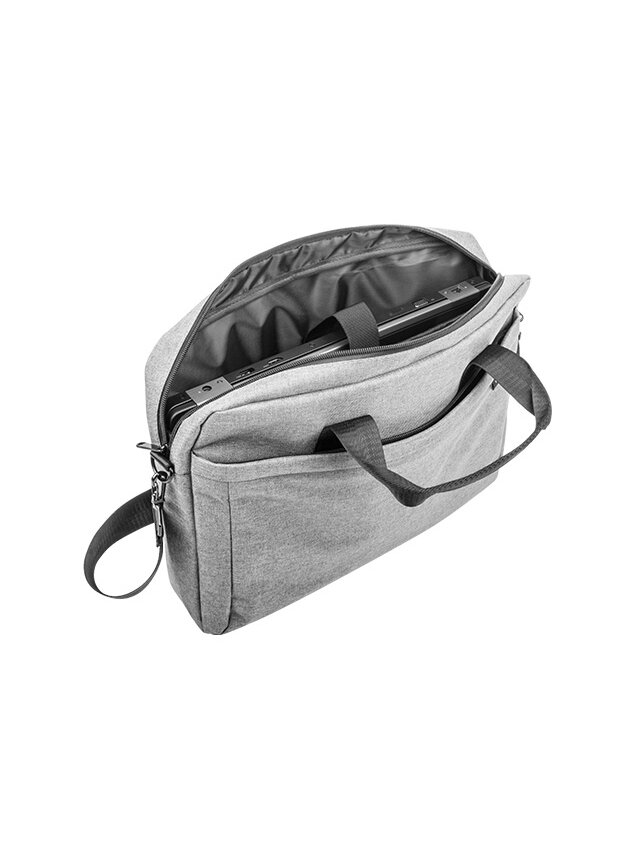 Natec Laptop Bag, Mustela, 15.6", Grey | Natec | Mustela | Fits up to size 15.6 " | Toploading laptop case | Grey | Shoulder strap 5 Natec Laptop Bag, Mustela, 15.6", Grey | Natec | Mustela | Fits up to size 15.6 " | Toploading laptop case | Grey | Shoulder strap 5