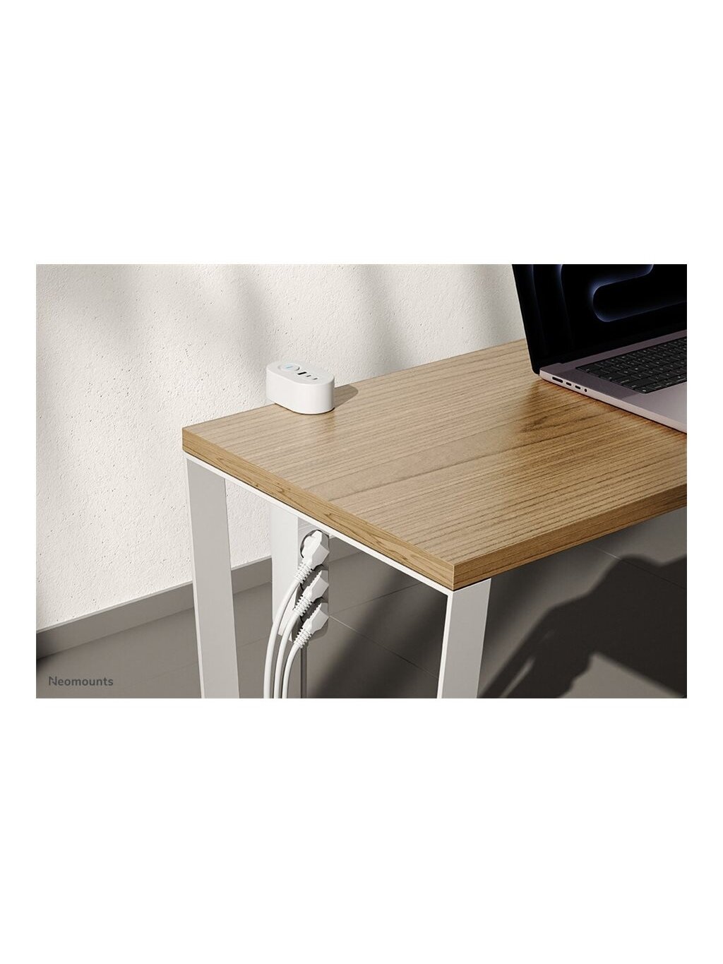 Neomounts | Desk socket with clamp and USB-C and USB-A ports - Quick charge | DS22-840WH6 12 Neomounts | Desk socket with clamp and USB-C and USB-A ports - Quick charge | DS22-840WH6 12