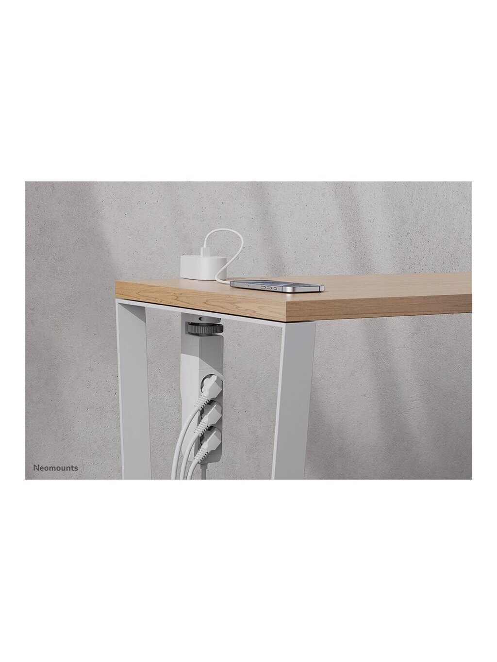 Neomounts | Desk socket with clamp and USB-C and USB-A ports - Quick charge | DS22-840WH6 14