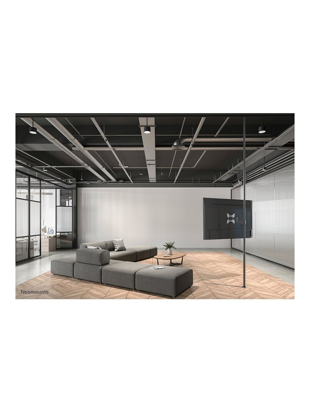 Neomounts FL40-450BL12 TV pole mount | Full motion, Tilt, Rotate, Swivel | 23-42 " | Maximum weight (capacity) 25 kg | Black 10