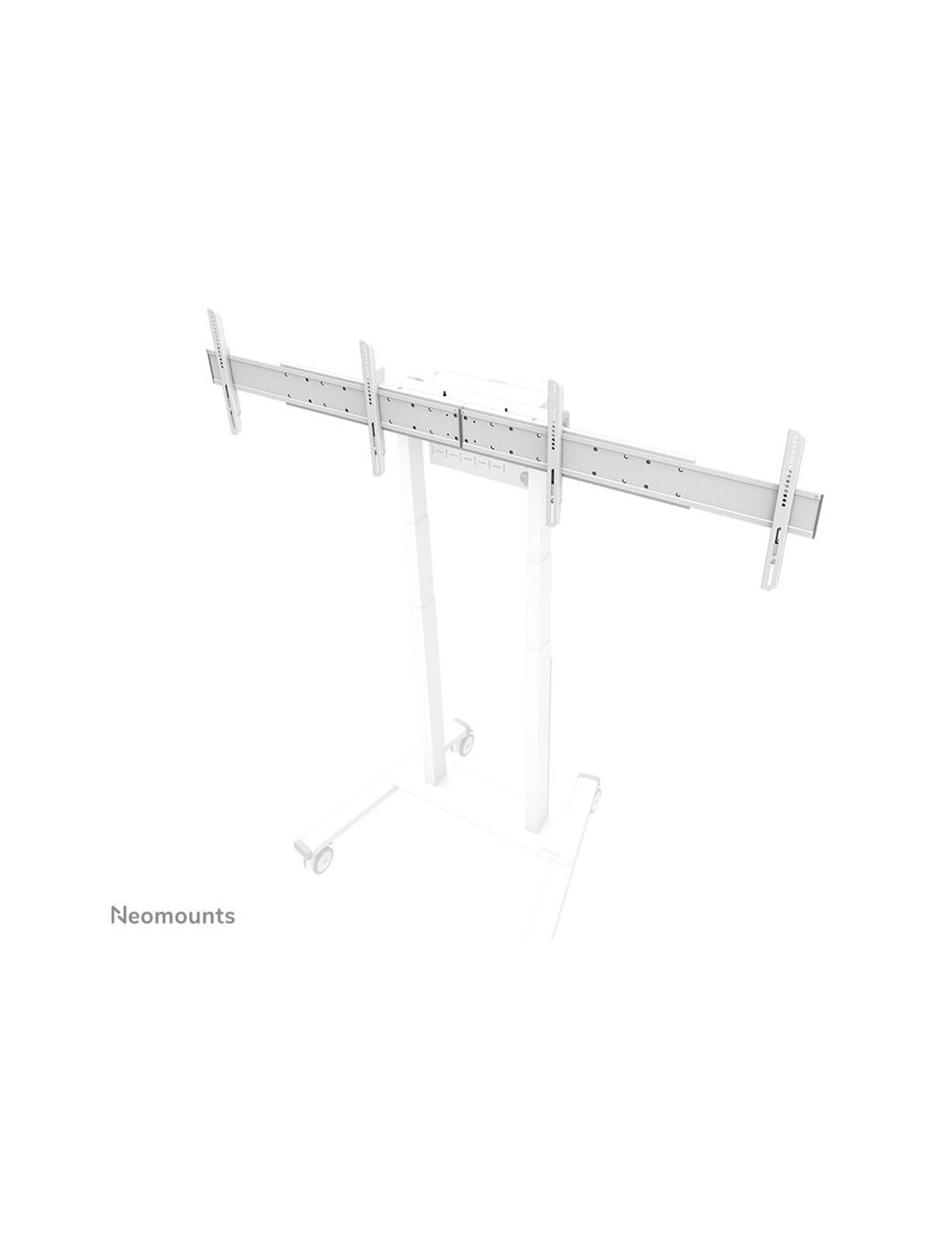 Neomounts Floor stand | ADM-875WH2 Dual screen adapter | Adjustable Height | 42-65 " | Maximum weight (capacity) 40 kg | White 4 Neomounts Floor stand | ADM-875WH2 Dual screen adapter | Adjustable Height | 42-65 " | Maximum weight (capacity) 40 kg | White 4