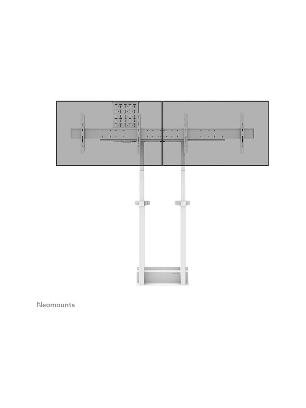 Neomounts Floor stand | ADM-875WH2 Dual screen adapter | Adjustable Height | 42-65 " | Maximum weight (capacity) 40 kg | White 6 Neomounts Floor stand | ADM-875WH2 Dual screen adapter | Adjustable Height | 42-65 " | Maximum weight (capacity) 40 kg | White 6