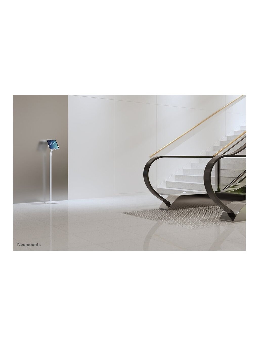 Neomounts Floor stand | FL15-625WH1 | Tilt, Rotate | 7.9- 11 " | Maximum weight (capacity) 1 kg | White 13 Neomounts Floor stand | FL15-625WH1 | Tilt, Rotate | 7.9- 11 " | Maximum weight (capacity) 1 kg | White 13