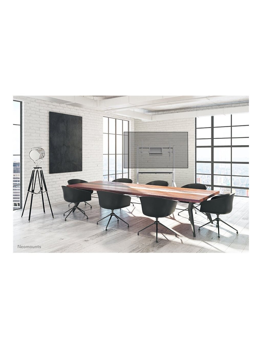 Neomounts Floor stand | FL50-525WH1 TV trolley | Adjustable Height | 55-86 " | Maximum weight (capacity) 76 kg | White 13 Neomounts Floor stand | FL50-525WH1 TV trolley | Adjustable Height | 55-86 " | Maximum weight (capacity) 76 kg | White 13
