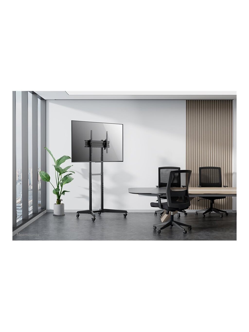 Neomounts Floor stand | FL50-540BL1 TV trolley | Adjustable Height, Tilt | 37-70 " | Maximum weight (capacity) 50 kg | Black 13 Neomounts Floor stand | FL50-540BL1 TV trolley | Adjustable Height, Tilt | 37-70 " | Maximum weight (capacity) 50 kg | Black 13