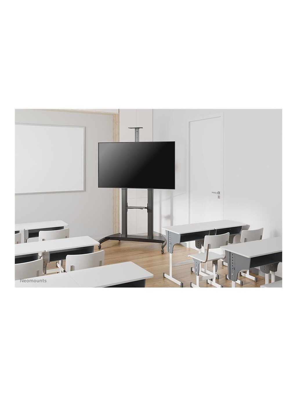 Neomounts Floor stand | PLASMA-M1950E TV trolley | Adjustable Height, Tilt | 60-100 " | Maximum weight (capacity) 100 kg | Black 11 Neomounts Floor stand | PLASMA-M1950E TV trolley | Adjustable Height, Tilt | 60-100 " | Maximum weight (capacity) 100 kg | Black 11