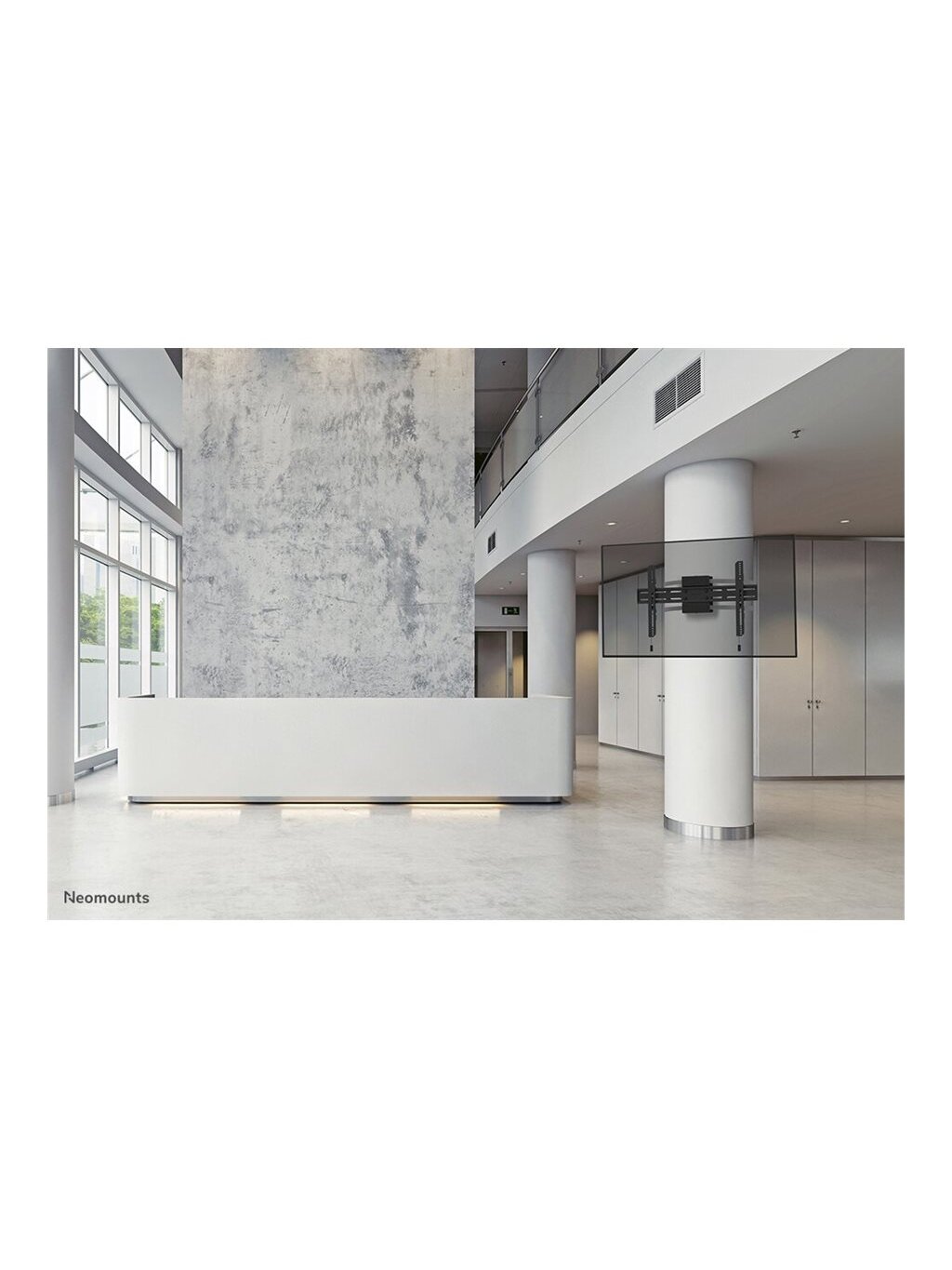 Neomounts Pillar Mount | WL30S-910BL16 | Level adjustment | 40-75 " | Maximum weight (capacity) 50 kg | Black 14