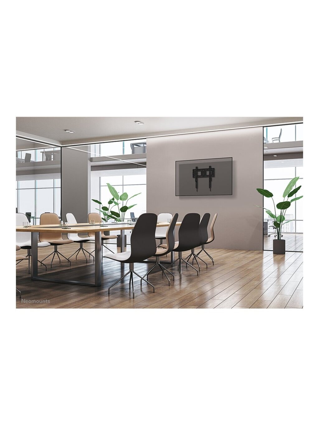 Neomounts Wall mount | WL30-750BL14 Heavy duty wall mount | Adjustable Height | 32-75 " | Maximum weight (capacity) 100 kg | Black 13 Neomounts Wall mount | WL30-750BL14 Heavy duty wall mount | Adjustable Height | 32-75 " | Maximum weight (capacity) 100 kg | Black 13