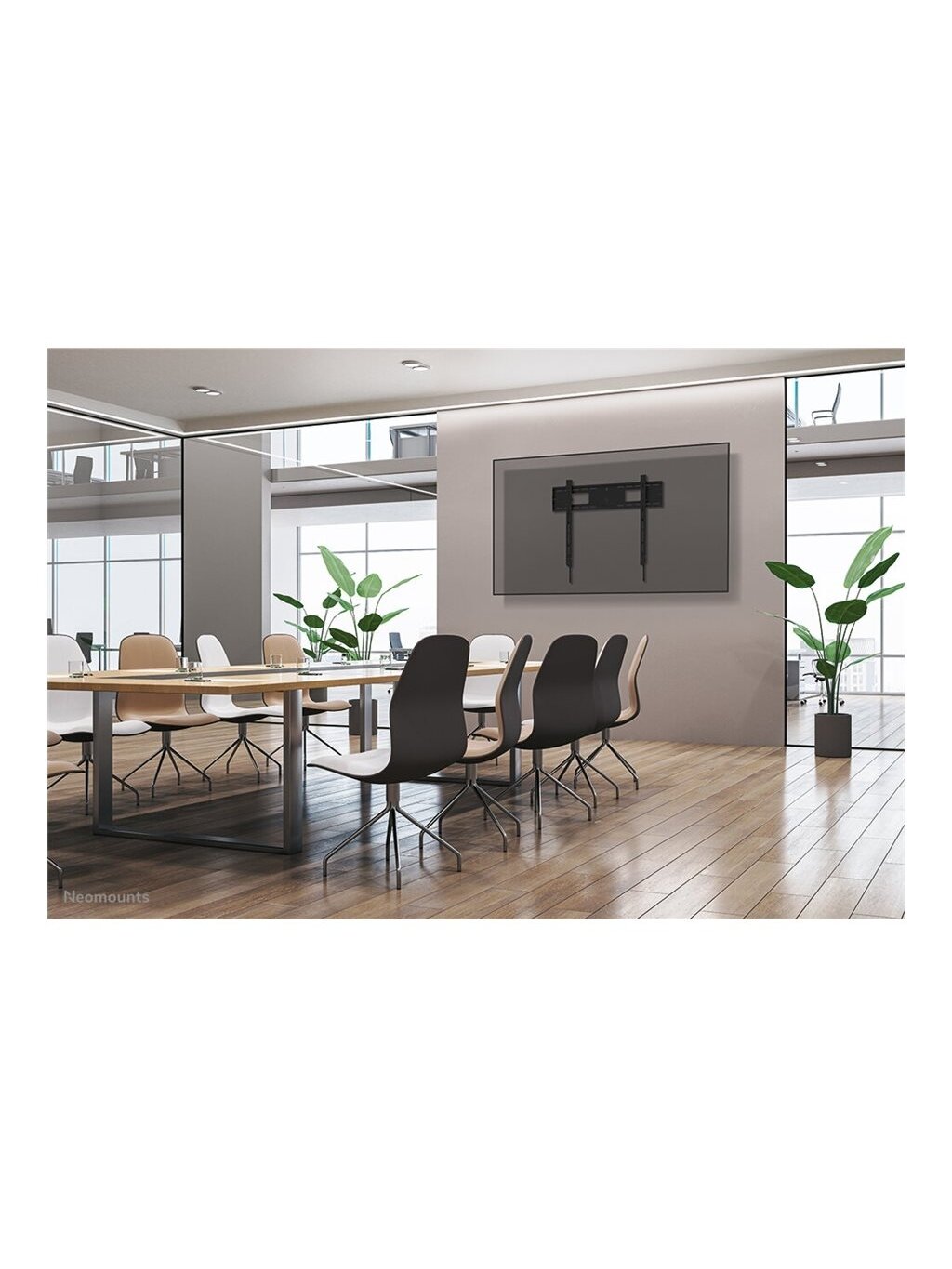 Neomounts Wall mount | WL30-750BL18 Heavy duty wall mount | Adjustable Height | 43-98 " | Maximum weight (capacity) 125 kg | Black 13