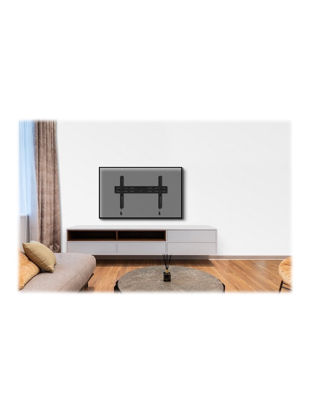 Neomounts Wall mount | WL30S-850BL16 TV mount | Micro adjustment | 42-86 " | Maximum weight (capacity) 60 kg | Black 10 Neomounts Wall mount | WL30S-850BL16 TV mount | Micro adjustment | 42-86 " | Maximum weight (capacity) 60 kg | Black 10