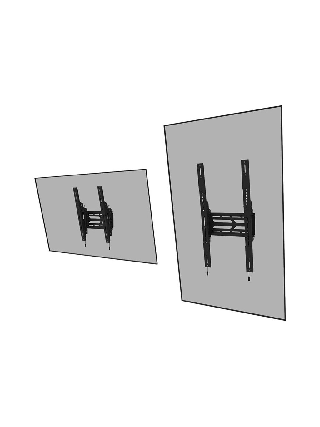 Neomounts Wall mount | WL35S-950BL19 | Tilt, Height adjustment, Width adjustment, Rotate | 55-115 " | Maximum weight (capacity) 160 kg | Black 4 Neomounts Wall mount | WL35S-950BL19 | Tilt, Height adjustment, Width adjustment, Rotate | 55-115 " | Maximum weight (capacity) 160 kg | Black 4