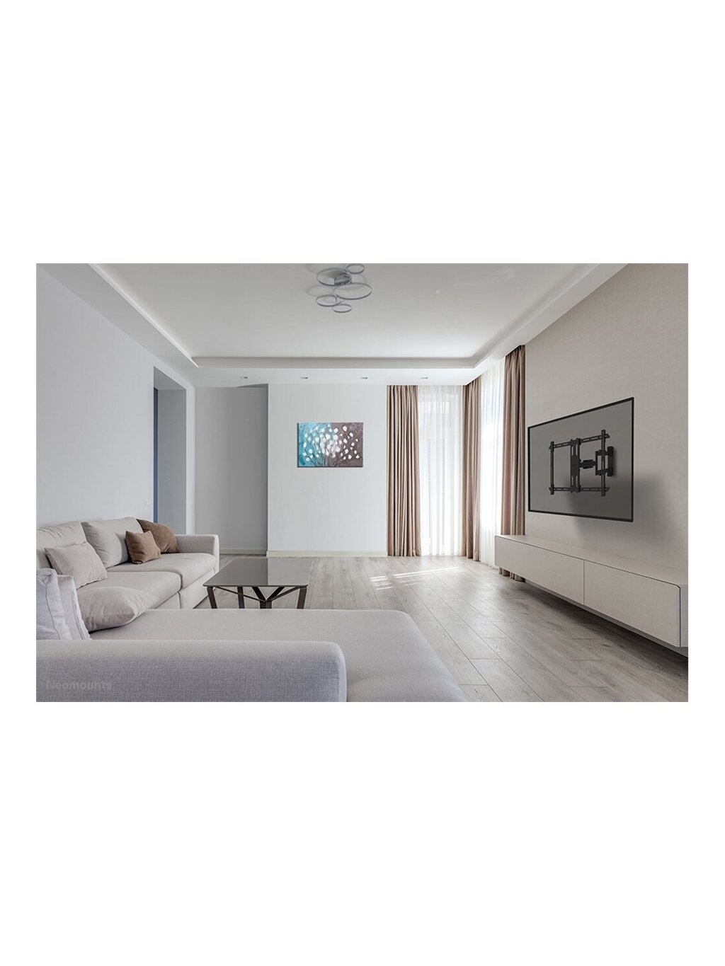 Neomounts Wall mount | WL40S-850BL16 TV mount wall | Full motion, Tilt, Swivel | 40-70 " | Maximum weight (capacity) 45 kg | Black 10 Neomounts Wall mount | WL40S-850BL16 TV mount wall | Full motion, Tilt, Swivel | 40-70 " | Maximum weight (capacity) 45 kg | Black 10