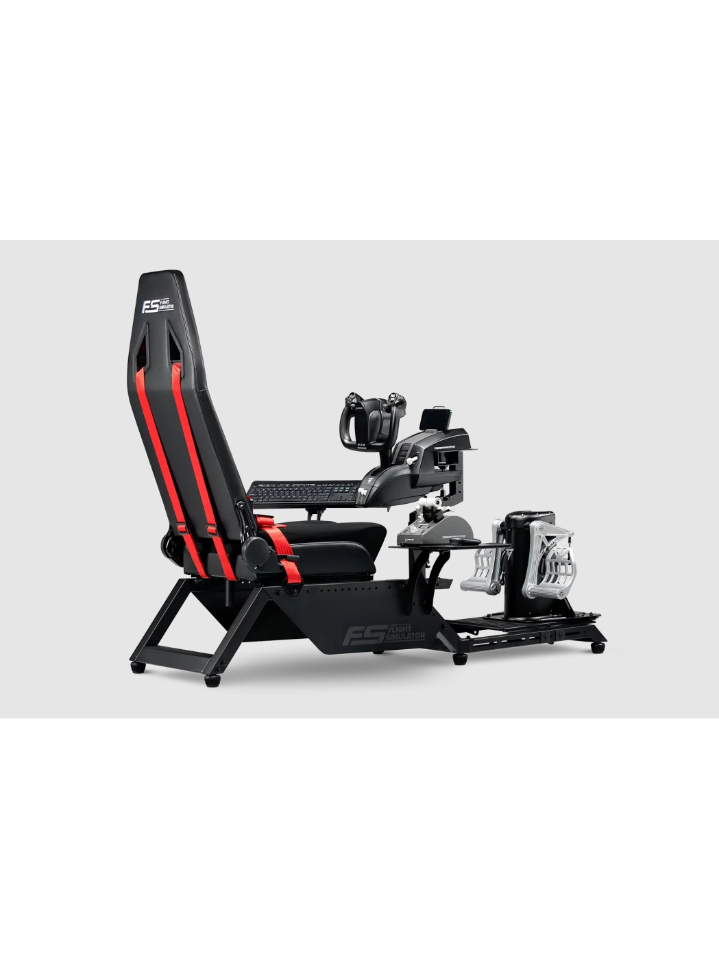 Next Level Racing | Flight Simulator Cockpit | Black and Red 2 Next Level Racing | Flight Simulator Cockpit | Black and Red 2