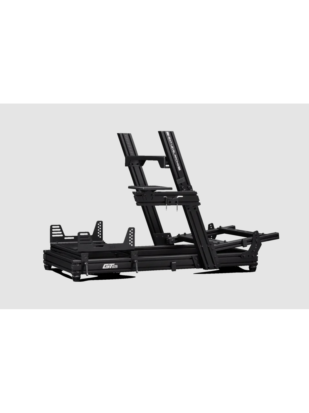 Next Level Racing | Aluminum; Carbon Steel | Racing Simulator Cockpit | GTElite Wheel Plate Edition | Black 1 Next Level Racing | Aluminum; Carbon Steel | Racing Simulator Cockpit | GTElite Wheel Plate Edition | Black 1
