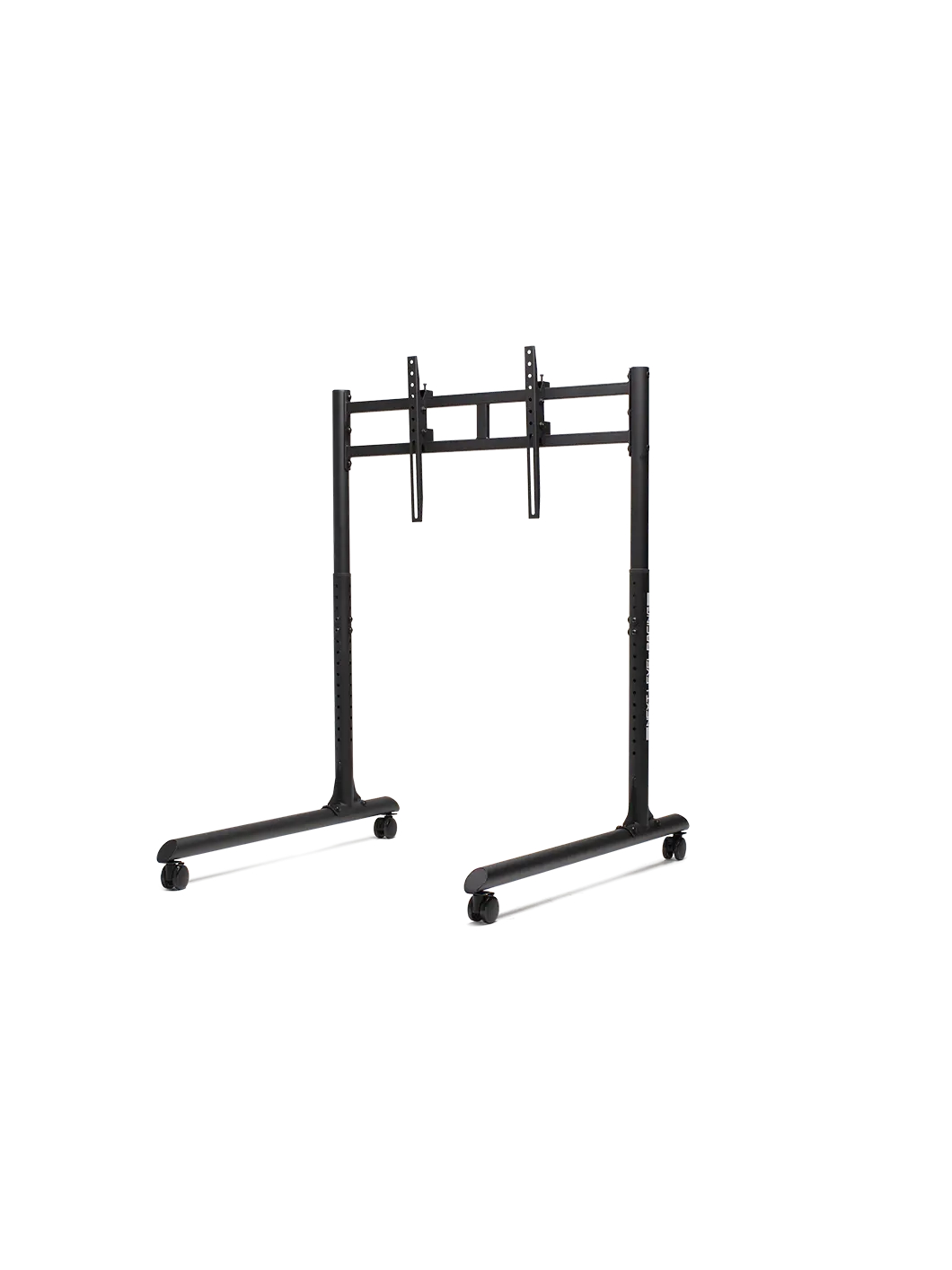 Next Level Racing Floor stand | Round Tube Freestanding Single Monitor Stand | Up to 65 " | Height adjustment, Tilt | Maximum weight (capacity) 50 kg | Black