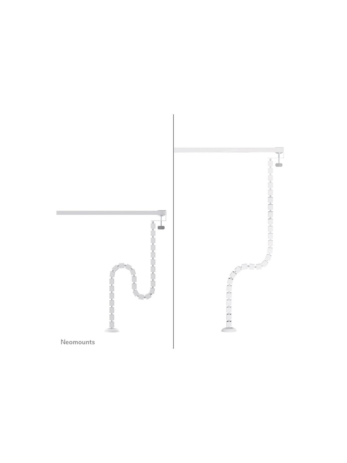 Neomounts ADS06-131WH Cable spine, Clamp-on design, Universal 3 Neomounts ADS06-131WH Cable spine, Clamp-on design, Universal 3