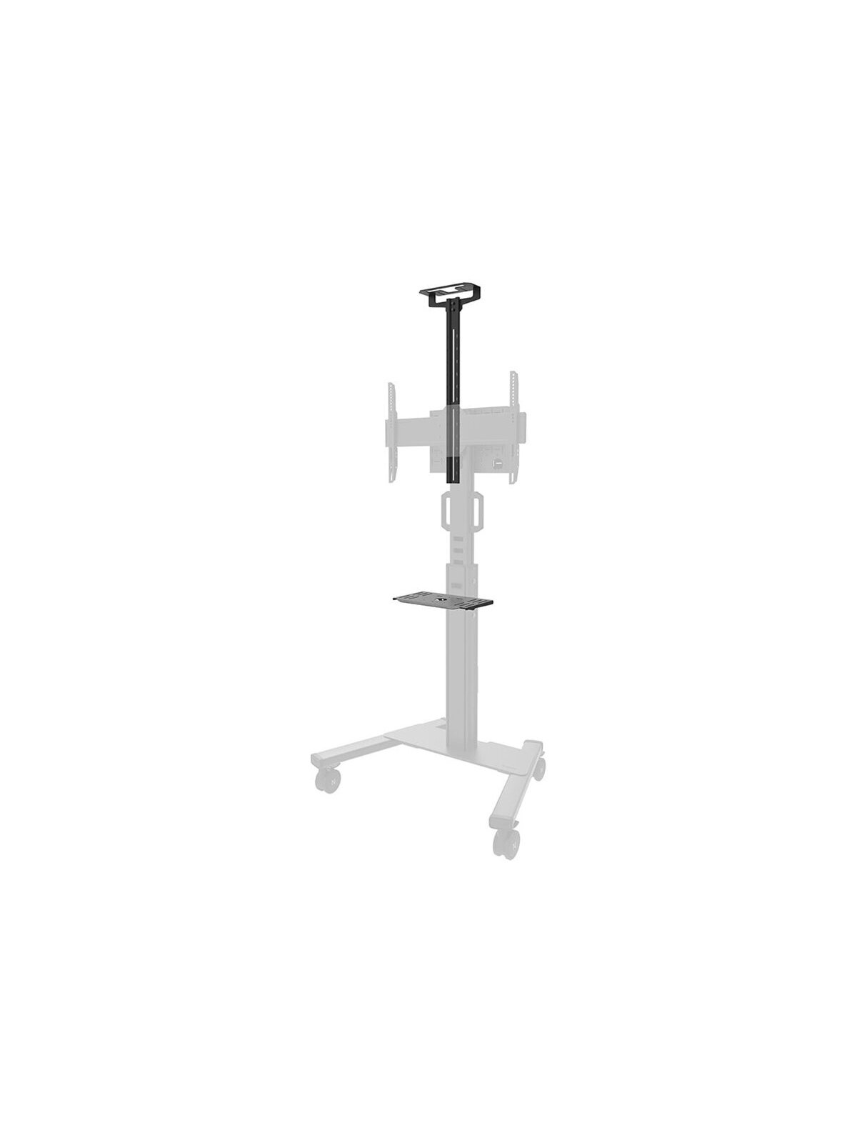 Neomounts AV1-825BL Videobar and multimedia kit - universal | Adjustable Height | Maximum weight (capacity) 9 kg | Black