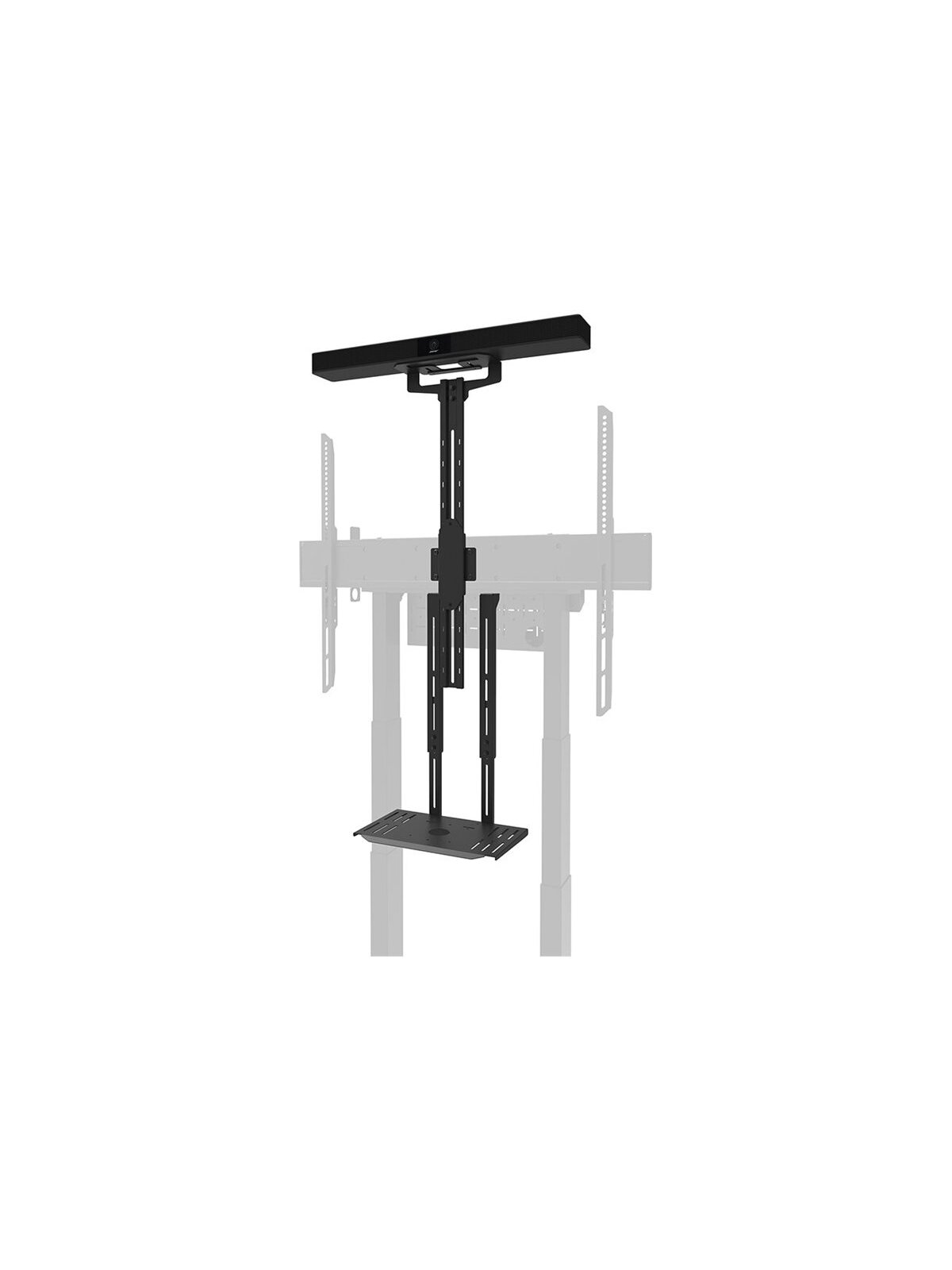 Neomounts AV1-875BL Videobar and multimedia kit - universal | Maximum weight (capacity) 9 kg | Black 3 Neomounts AV1-875BL Videobar and multimedia kit - universal | Maximum weight (capacity) 9 kg | Black 3