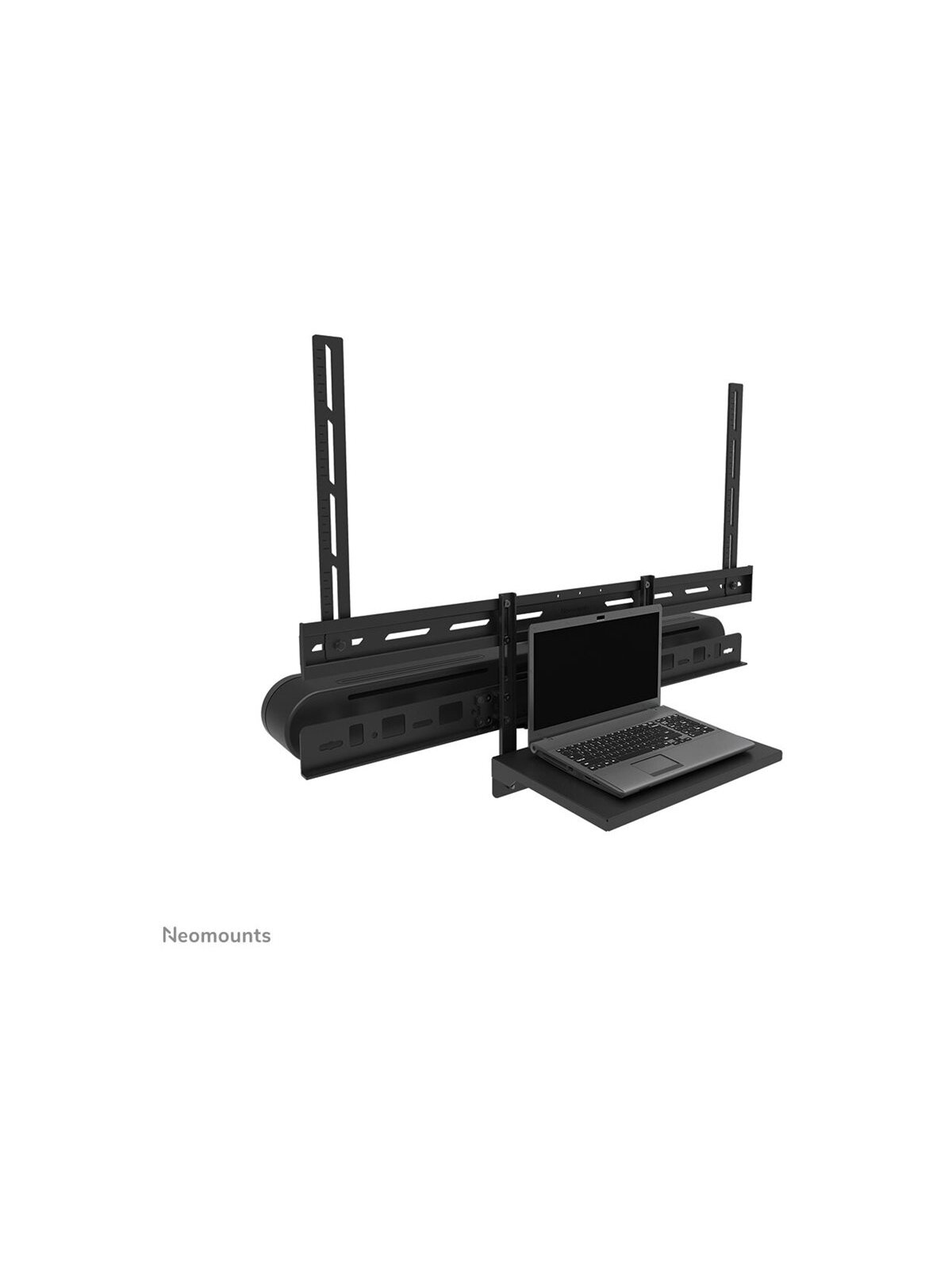 Neomounts AV60-500BL Videobar and laptop shelf kit | Universal | 43-110 " | Maximum weight (capacity) 8 kg | Black 4 Neomounts AV60-500BL Videobar and laptop shelf kit | Universal | 43-110 " | Maximum weight (capacity) 8 kg | Black 4