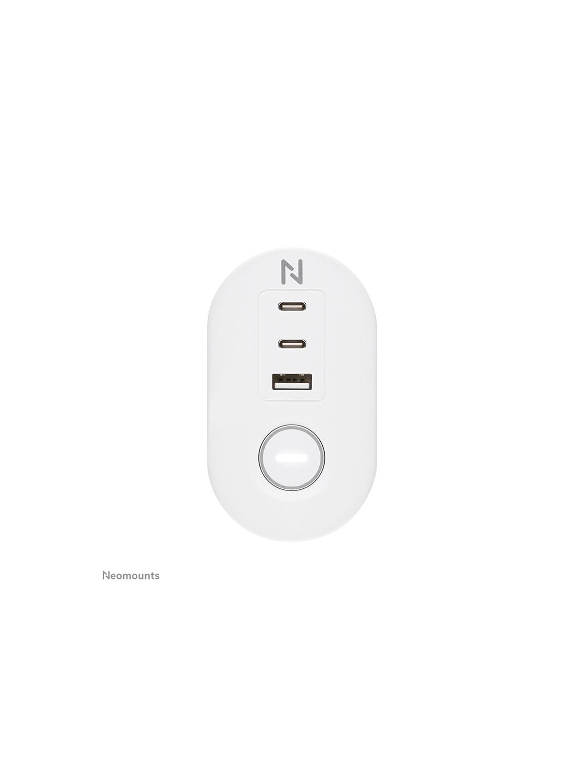 Neomounts | Desk socket with clamp and USB-C and USB-A ports - Quick charge | DS22-840WH6 2