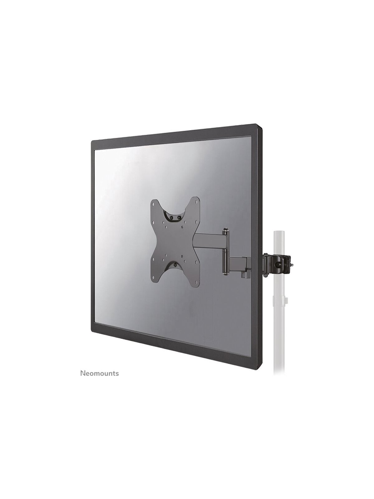 Neomounts FL40-450BL12 TV pole mount | Full motion, Tilt, Rotate, Swivel | 23-42 " | Maximum weight (capacity) 25 kg | Black