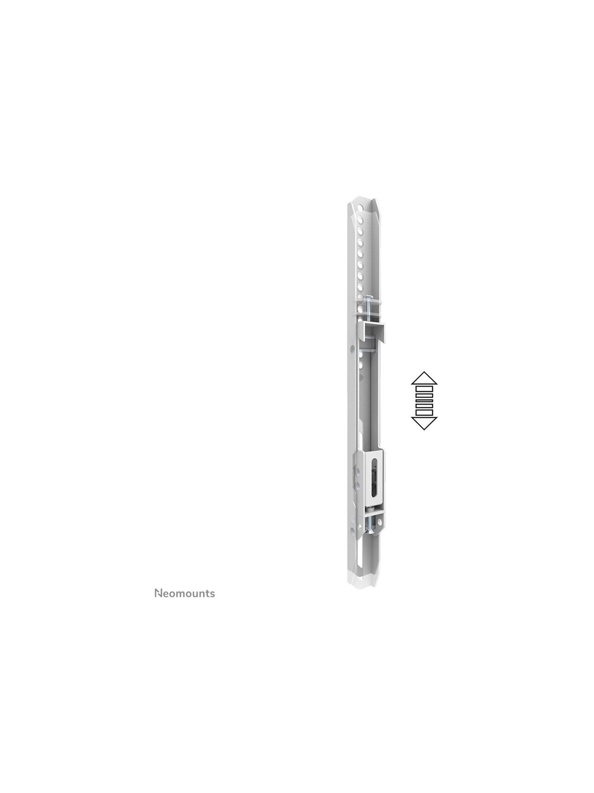 Neomounts Floor stand | ADM-875WH2 Dual screen adapter | Adjustable Height | 42-65 " | Maximum weight (capacity) 40 kg | White 12