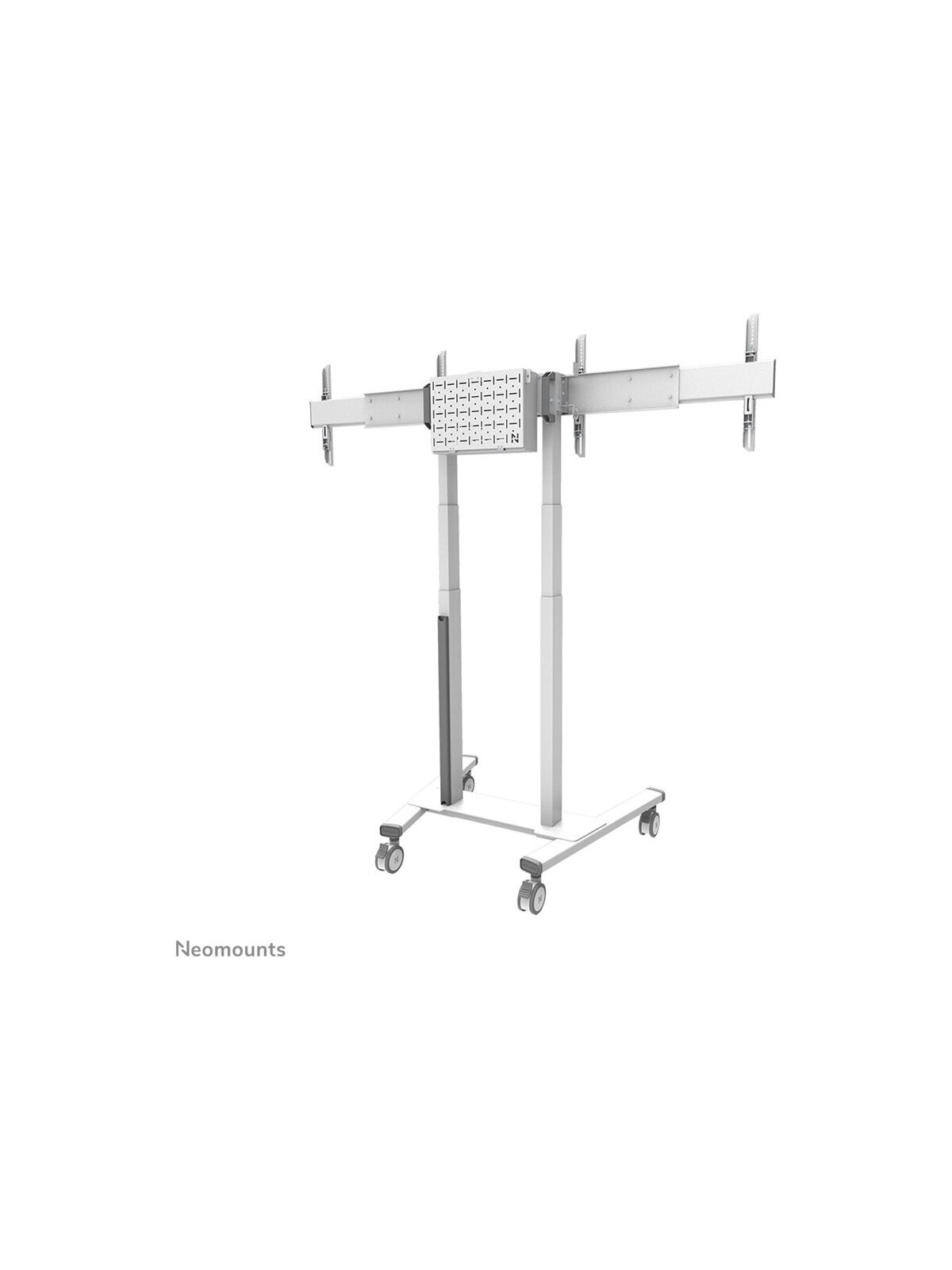 Neomounts Floor stand | ADM-875WH2 Dual screen adapter | Adjustable Height | 42-65 " | Maximum weight (capacity) 40 kg | White 7