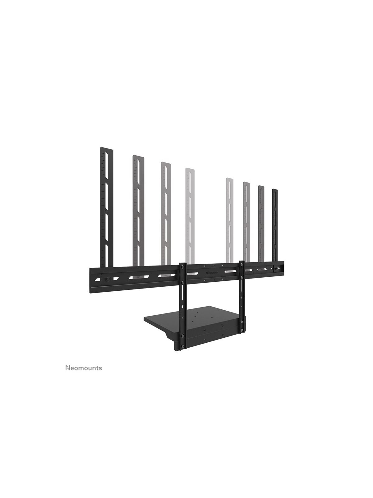 Neomounts Floor stand | AV45-500BL Laptop Shelf Kit | Height adjustment | 43-110 " | Maximum weight (capacity) 2.5 kg | Black 1 Neomounts Floor stand | AV45-500BL Laptop Shelf Kit | Height adjustment | 43-110 " | Maximum weight (capacity) 2.5 kg | Black 1