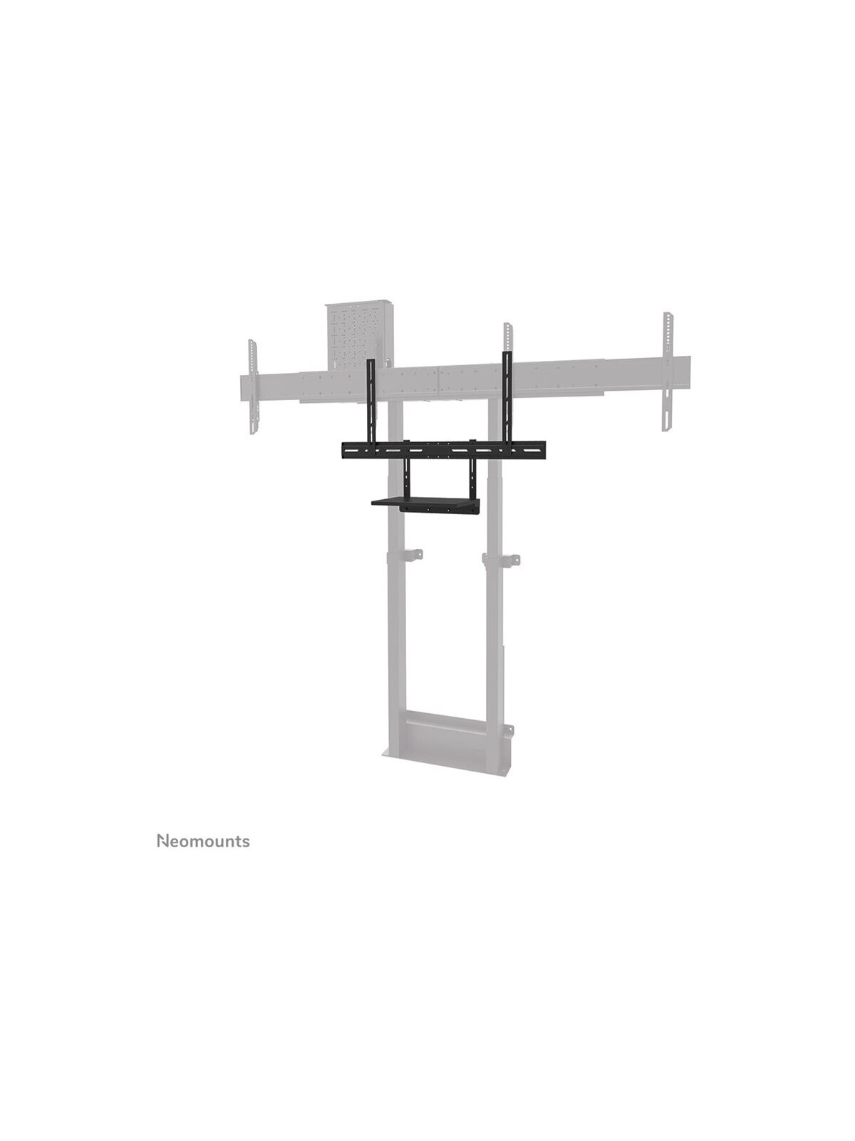 Neomounts Floor stand | AV45-500BL Laptop Shelf Kit | Height adjustment | 43-110 " | Maximum weight (capacity) 2.5 kg | Black 4 Neomounts Floor stand | AV45-500BL Laptop Shelf Kit | Height adjustment | 43-110 " | Maximum weight (capacity) 2.5 kg | Black 4