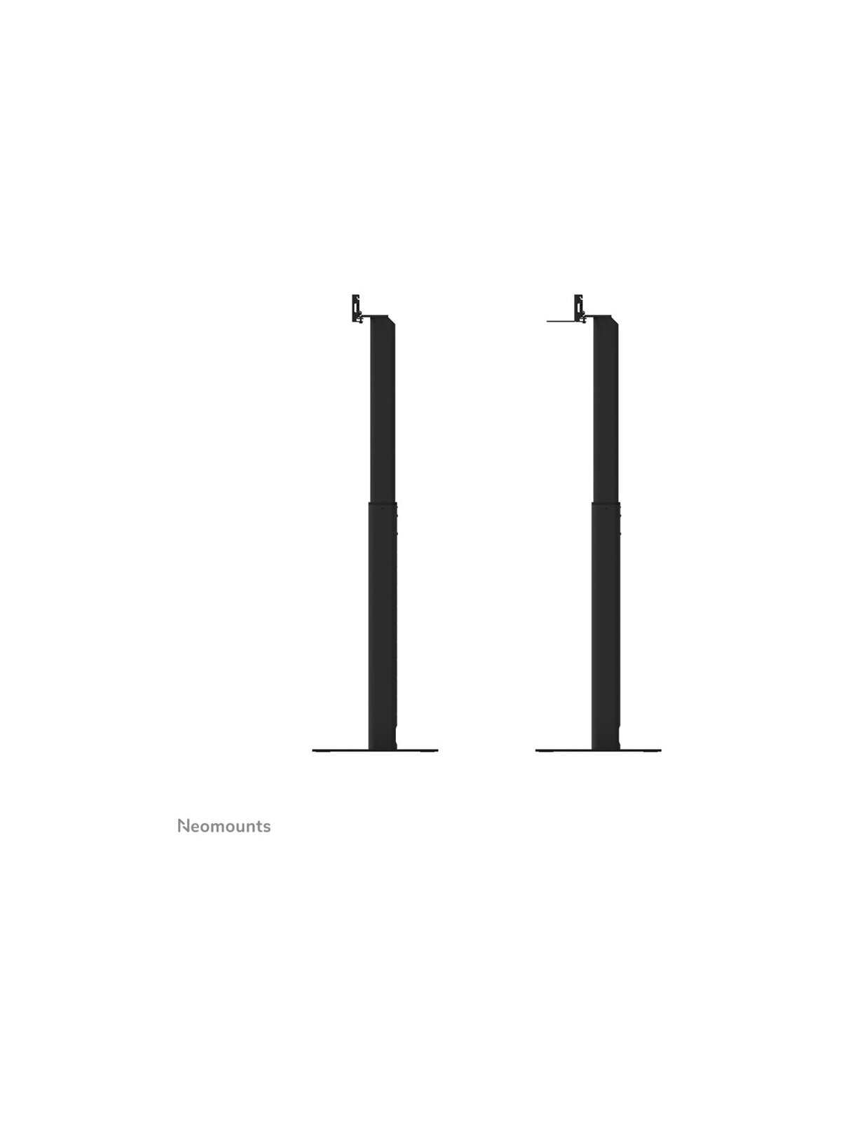 Neomounts Floor stand | AV80-500BL Videobar | Height adjustment, Depth adjustment | 43-110 " | Maximum weight (capacity) 10 kg | Black 3 Neomounts Floor stand | AV80-500BL Videobar | Height adjustment, Depth adjustment | 43-110 " | Maximum weight (capacity) 10 kg | Black 3